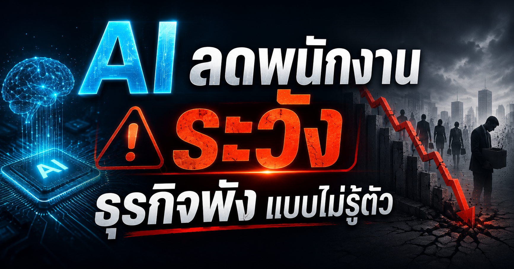 หายนะของธุรกิจ เมื่อคิดลดคนจากการใช้ AI