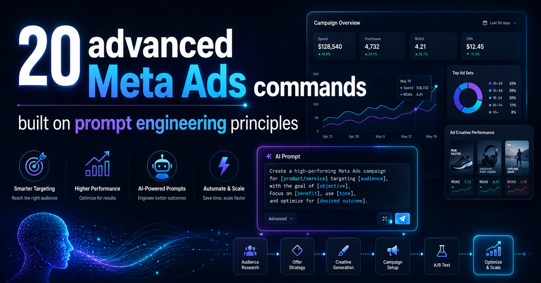 20 คำสั่ง Claude Cowork x Meta Ads