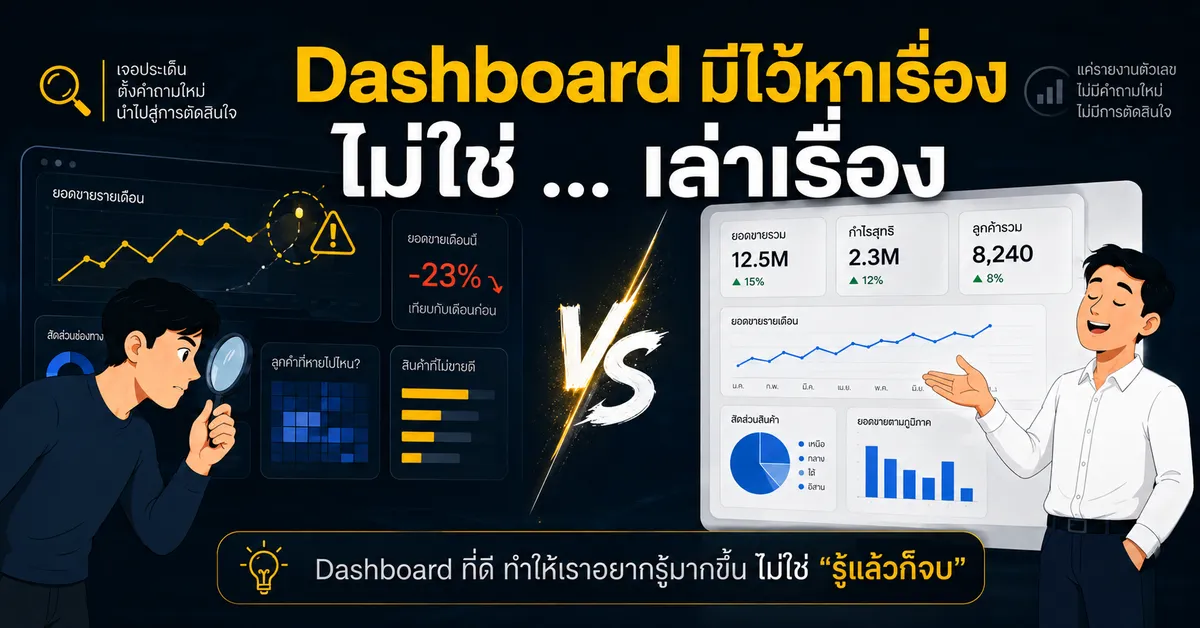 Dashboard มีไว้ หาเรื่อง