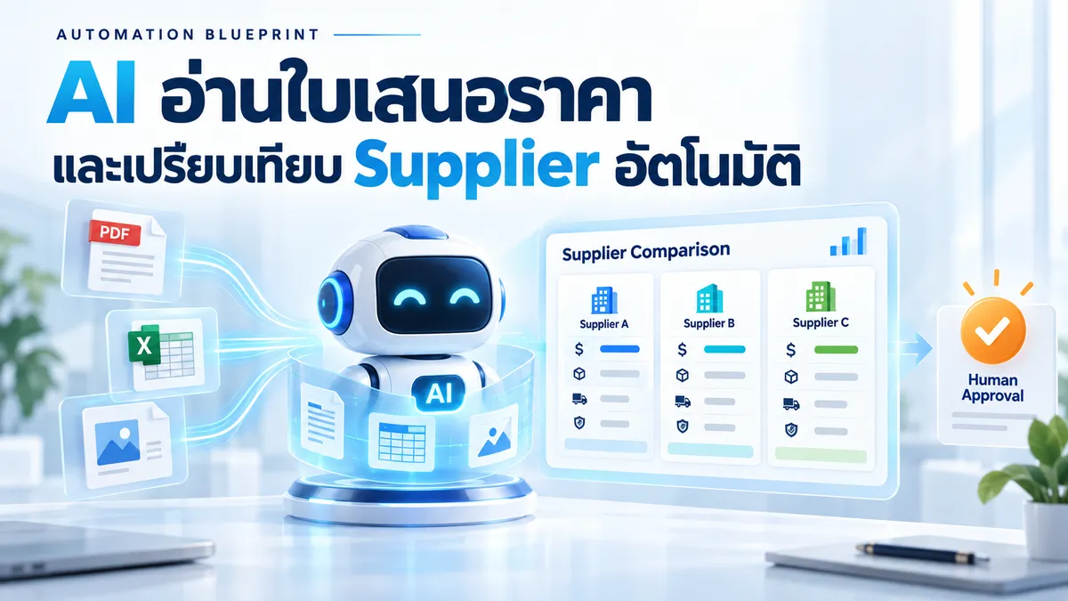 Blueprint AI อ่านใบเสนอราคา
