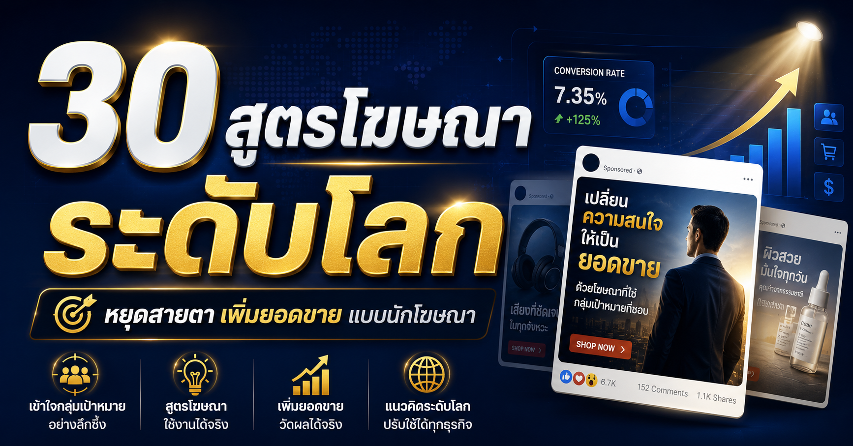 30 สูตรโฆษณา ระดับโลก เปลี่ยนคนทัก เป็นคนซื้อ